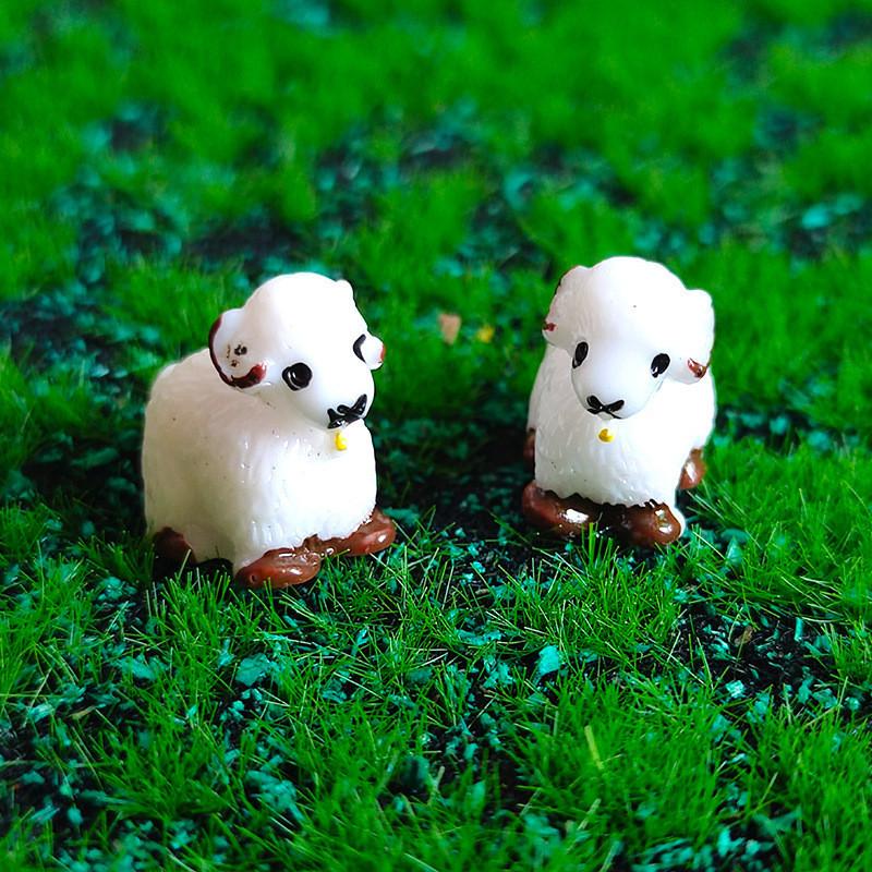 Cute Cartoon Sheep Decoration Ideal For Crafting Resin Art Projects And Mini Landscapes