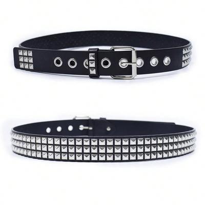 Rivet Hip Hop Belt Decoration European and American Style Fashion Punk Belt Jeans Belt