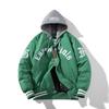 Mens Oversized Cotton Bomber Jacket Warm Thickened Streetwear Casual Outerwear Winter