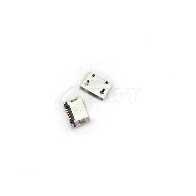 Tape-Packaged Edgeless Flat USB Micro Pin Female Socket