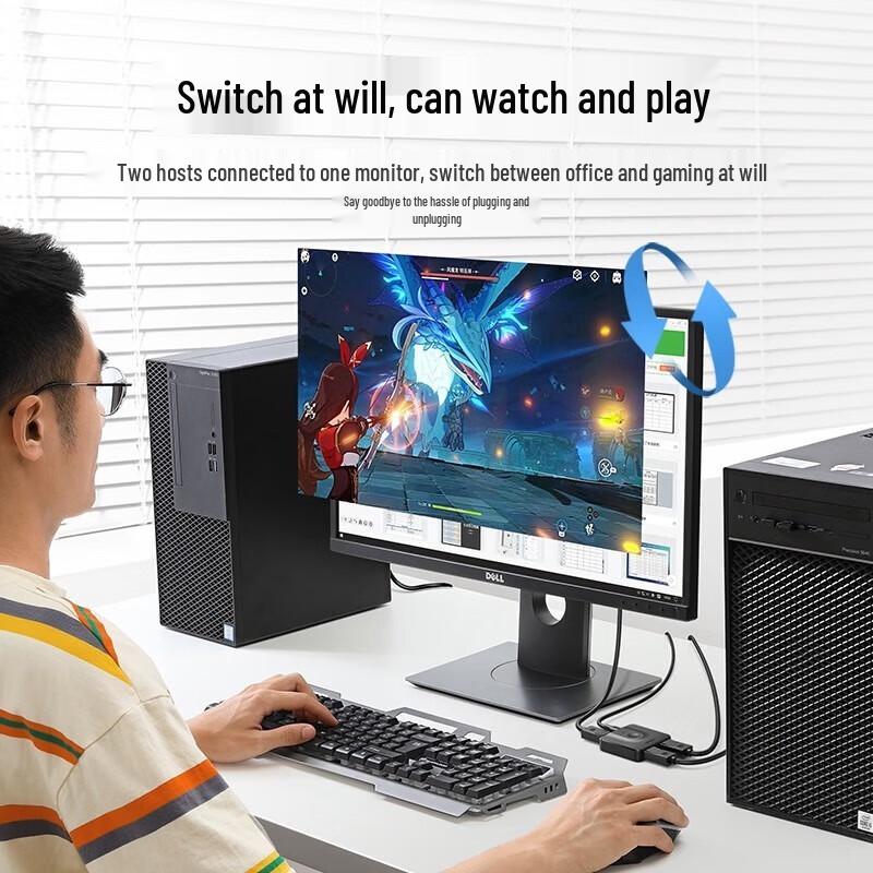 UGREEN CM430 4K 144Hz DisplayPort Bi-directional Switch