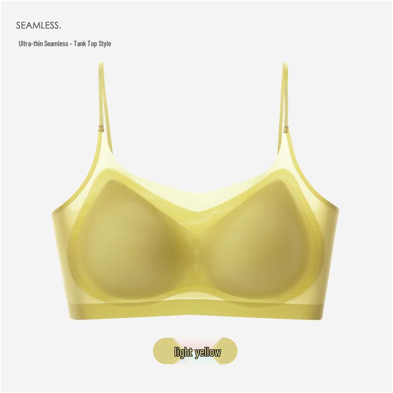 

Ice Silk Seamless Ultra-Thin Plus Size Bra - Breathable, Non-Magnetic, Large Bust Minimizer M (80-95 jin)