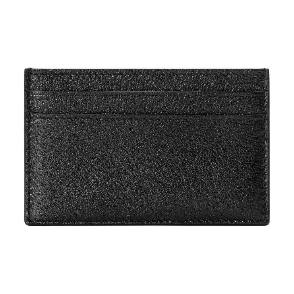 Gucci GG Marmont Gold Logo Leather Card Holder Men Wallets Black 657588-DJ20T-1000