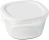Iwaki Pack Range Rectangular Food Storage White & Containers, 4-Piece Set,