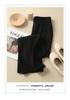 Collar design sense flared pants for women in 2026 spring fashion, versatile and slimming casual pants