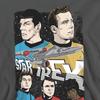 STAR TREK Unisex Adult Illustrated Crew Sweatshirt
