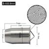 Motorcycle Exhaust Muffler Insert 51mm 60mm Stainless Steel Component for Boosting Back Pressure and Decreasing Exhaust Noise