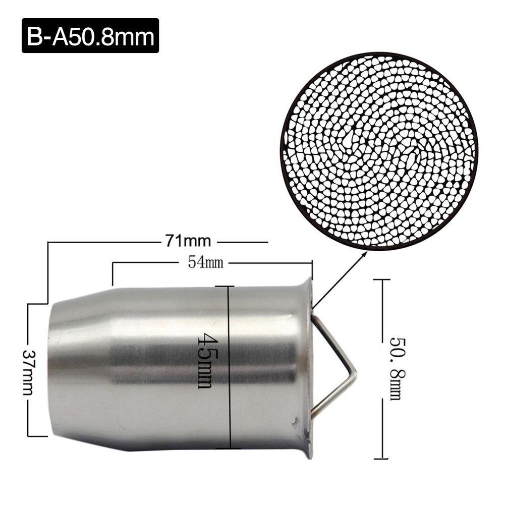 Motorcycle Exhaust Muffler Insert 51mm 60mm Stainless Steel Component for Boosting Back Pressure and Decreasing Exhaust Noise