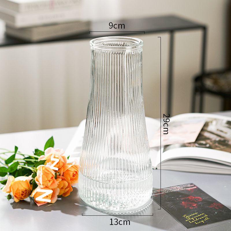 

Extra Large Glass Vase for Tabletop Flower Arrangements: Hydroponic Fresh Flowers and Lucky Bamboo Decor