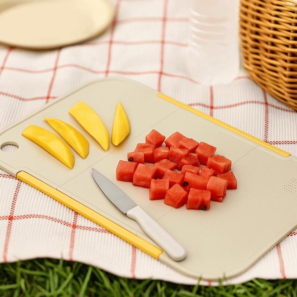 Non-Slip Folding Cutting Board Food Grade Baby Food Board Kitchen Chopping Board  Fruits Cutting