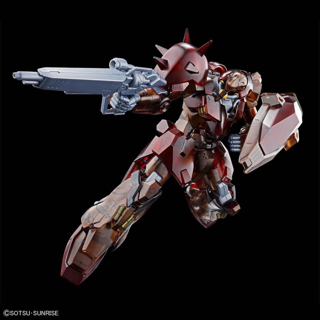HG Messer F01 Type Mobile Suit Gundam Flash Event Limited BANDAI SPIRITS Gundam Base Plastic Model 1/144 [Clear Color] Hathaway's