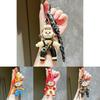 Girl Keychain Pendant With Resin Material For Car And Bag Decor
