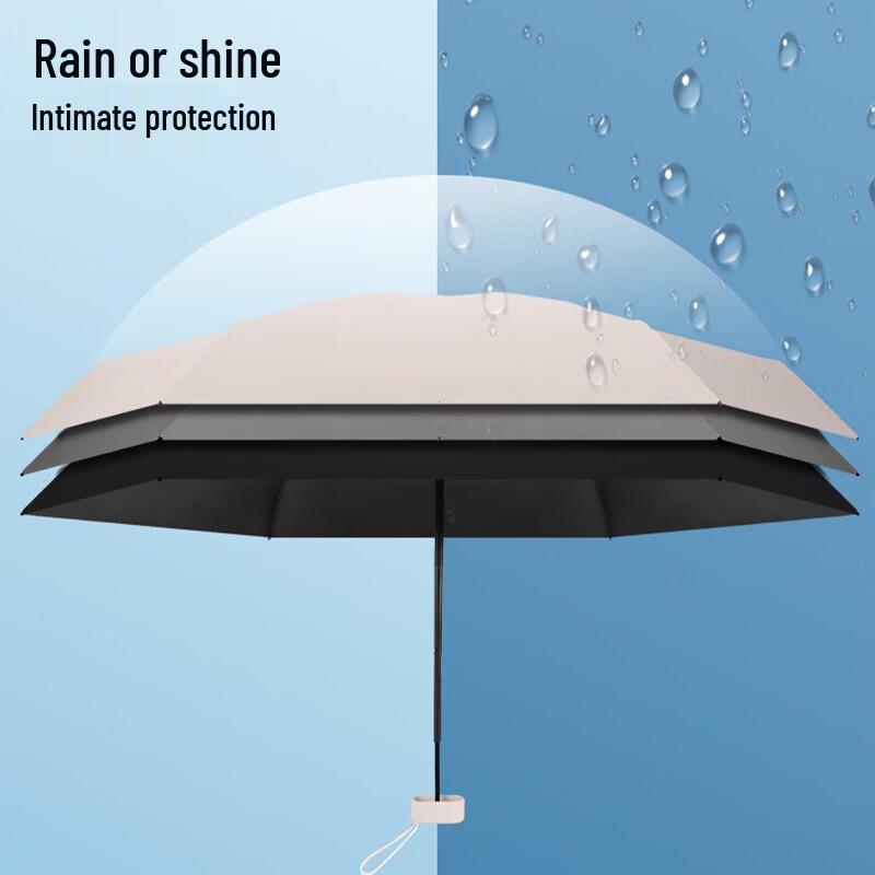 Nanqiao Compact Flat Six-Fold UV Protection Umbrella