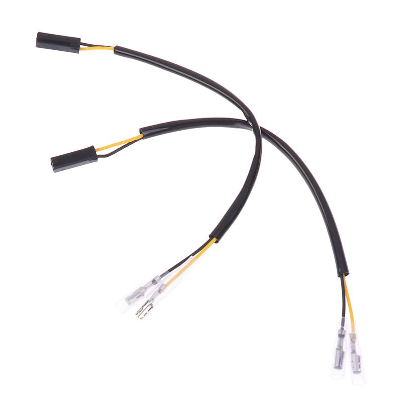 1Pair Fit For GSF650N/S Motorcycle Turn Signal Wire Adapters Indicator Cable Plug Connector Accessories
