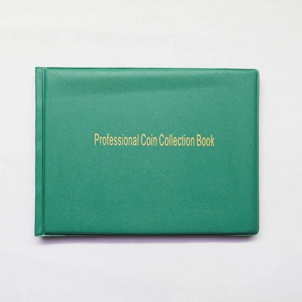 

240 Pockets Coin Collection Holder PVC Penny Album Gifts Coin Collecting Album 10 Pages Coin Collection Book for Collectors зелёный