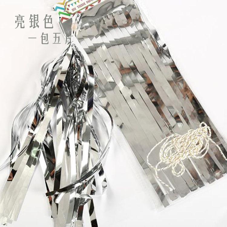 5pcs/lot Mixed DIY Tissue Paper Tassel Garland for Wedding Kids Birthday Party Decorations Baby Shower Favors Supplies