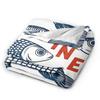 Retro Sardines Plush Blanket Girls Boys Flannel Throw Blanket For Couch Chair Sofa Super Soft Custom Quality Bedspread Gift
