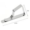 8 Pezzi Clip per Tovaglia in Acciaio Inossidabile Matrimonio Picnic Porta Clip per Copritavolo Rotondo Clip Stabili per Casa Clip Fissa