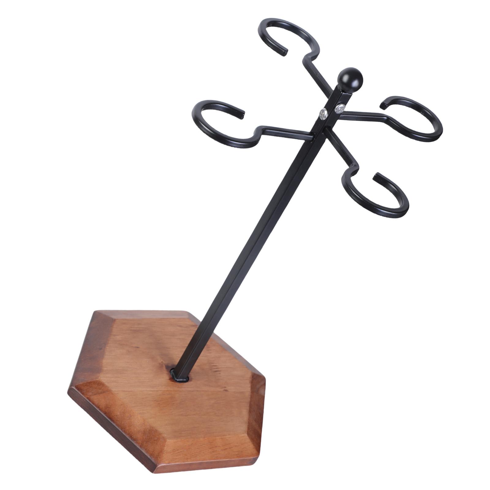 

Durable Metal Wine Glass Stand with Wide Base Sturdy Glass Holder for Stability Perfect for Home Dining Table or Events