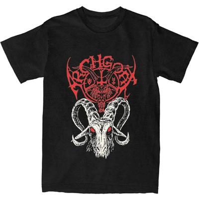 Męska Damska Koszulka z Grafiką Zespołu Archgoat Merch Niesamowita Bawełniana Czarna Metalowa Koszulka T-shirt Odzież Nadruk Graficzny