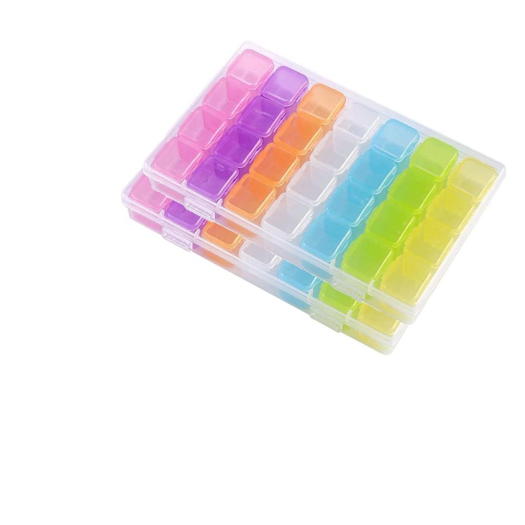 56/28 Scatola Ricamo Diamante Pittura Diamante Punto Croce Strumenti Scatole Accessori Custodia Utile Portaoggetti Smontabile
