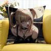 Misa Amane Comic Character World Various Sizes Square Pillow Case For Car Home Bedchamber Decor