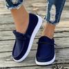 Damen Casual Einzelne Schuhe, Flache Schuhe, Niedrig geschnitten, Slipper, Damen Einzelne Schuhe