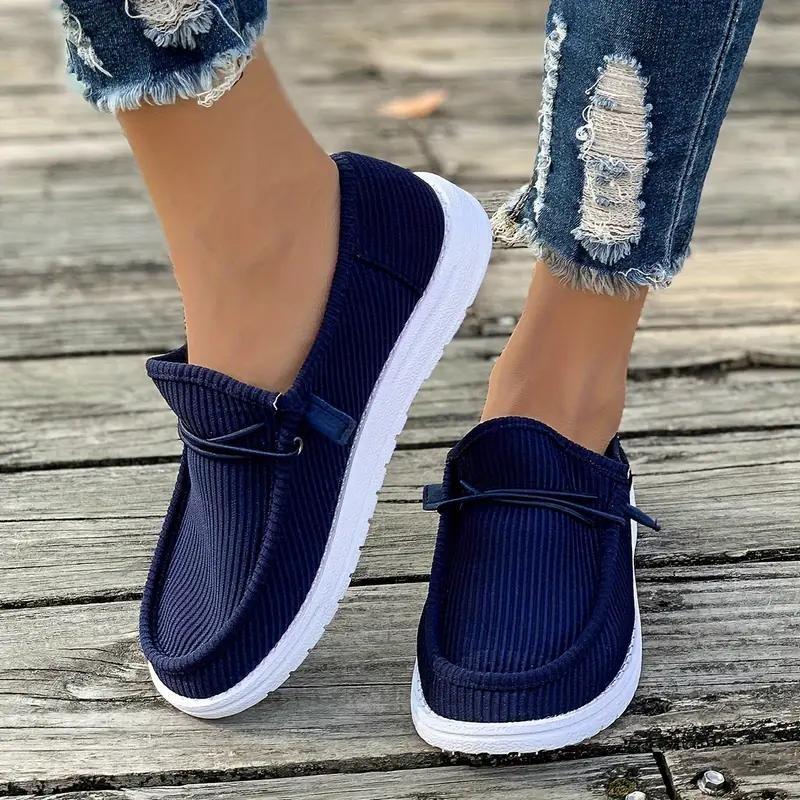 Damen Casual Einzelne Schuhe, Flache Schuhe, Niedrig geschnitten, Slipper, Damen Einzelne Schuhe