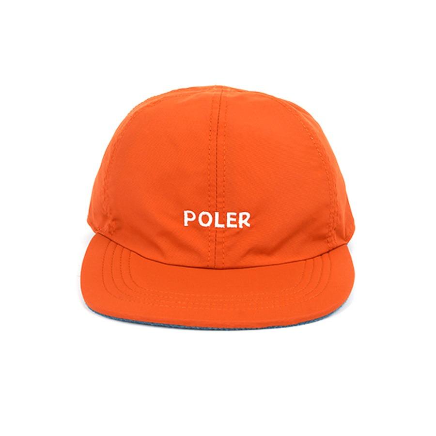 POLERSTUFF Reversible Fleece Cap Orange/Teal