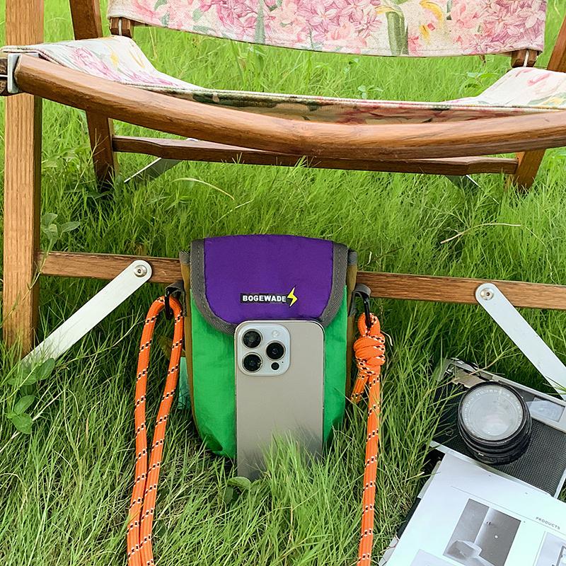 Crossbody Bag Color Block Mobile Phone Shoulder Bag