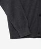 NOIRER Cashmere Layered Mock Neck Cardigan Knit (Dark Gray)