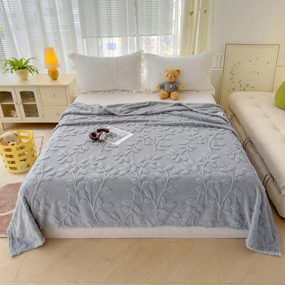 New Luxury Jacquard Taffy Fleece Blanket Solid Color Multi Use Throw for Sofa Office Nap  Air Conditioning