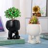 Fun Retro Resin Flower Pot, Urinal-shaped, Creative Planter with Adjacent Holes, Vase for Succulent Plants