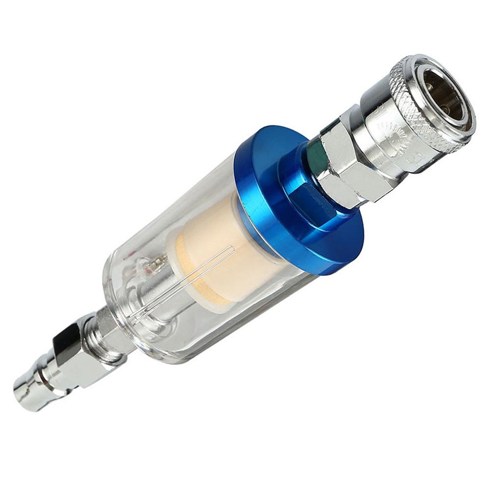 Oil Water Separator For Spray Gun Water Trap Clear Painting Moisture Separator 1/4In Thread Sprayer Air Compressor Accessories