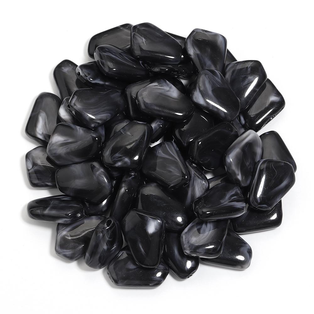 20pcs 25x18mm Irregular Acrylic Beads Colorful Cloud Loose Spacer Beads For DIY Jewelry Making Bracelets Necklace Accessories