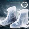 Adult Silicone Waterproof Rain Shoe Cover - Non-Disposable, Wear-Resistant, Ideal for Outdoor Cycling