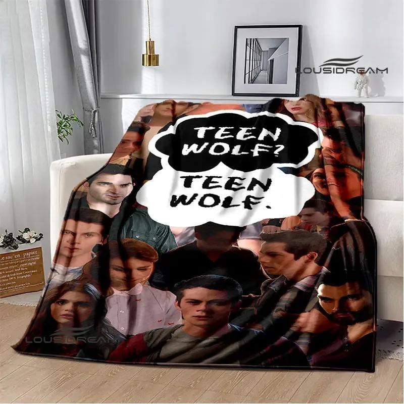 Film Teen Wolf bedruckte Decken Picknickdecke Warme Decke Weich und bequem Decke für Zuhause und Reise Bettwäsche Geburtstagsgeschenk
