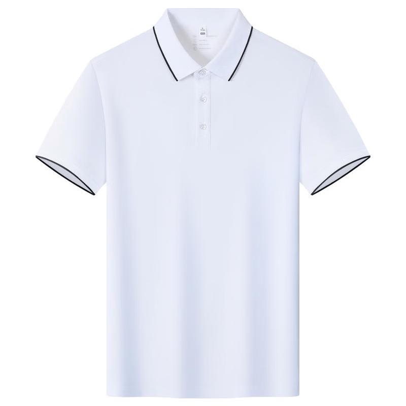 Men s Mercerized Cotton Short-Sleeve Polo Shirt 2XL