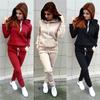 2022 Women's European & American Fleece Sportswear Set