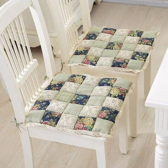 Lace Non-Slip Chair Cushion Pad for Dining and Living Room