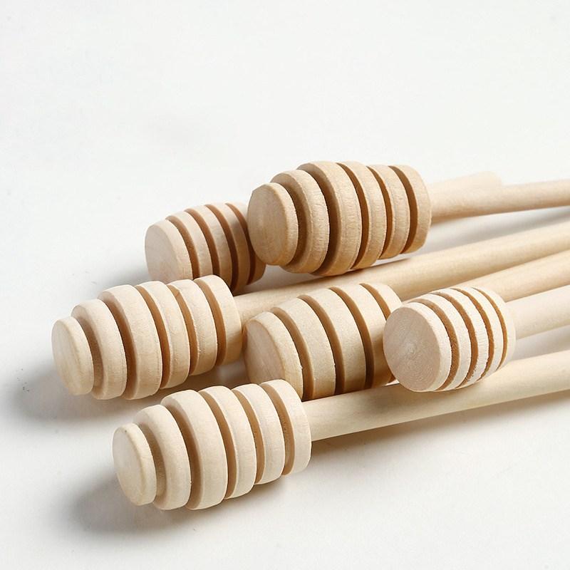 

Paint-Free Wax-Free 5pc Simple Wooden Honey Stir Stick Stick Wood Stick Spoon for Stirring Solid Wood Japanese Commercial Honey