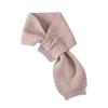 Children's 100% Wool Knitted Scarf, Autumn/Winter, Cross Neck Warmer for Boys and Girls.