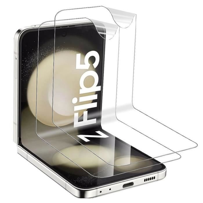 Displayschutzfolie - Phonillico - Samsung Galaxy Z FLIP 5 - 2er-Pack - Ultradünn - Kratzfest