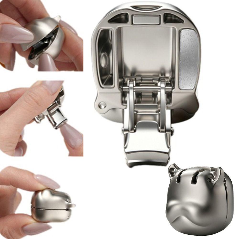 Stainless Steel Mini Nail Cutter Foldable Design Toenail Trimmer Fingernail Clippers Home Use