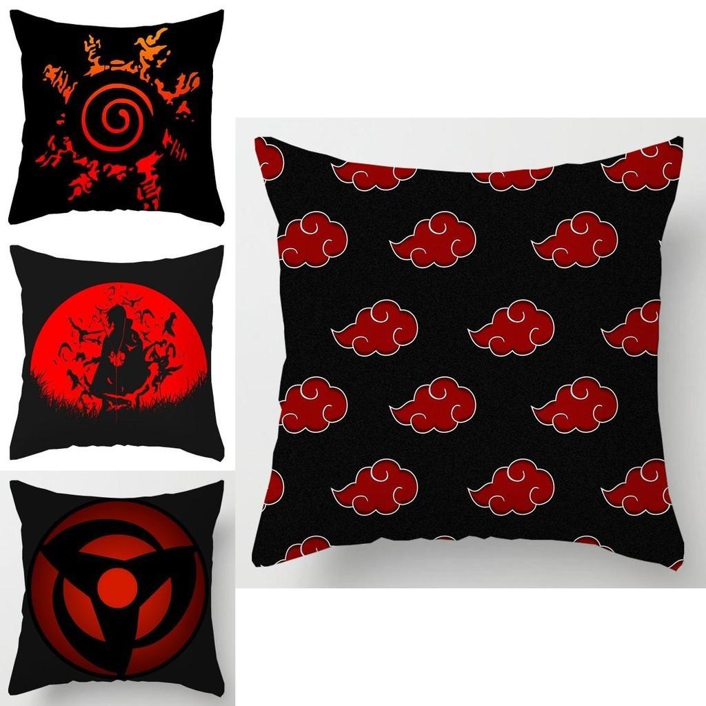 Luxurious Anime Naruto Cushion Cover With Cartoon Logo For Stylish Home Decor