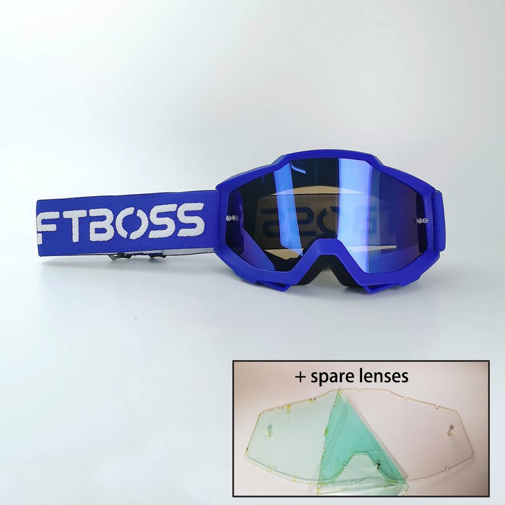 

Мотоциклетные гоночные очки для велоспорта Подарочные прозрачные линзы FTBOSS Очки для спорта на открытом воздухе Очки для верховой езды Очки для мотокросса One Size