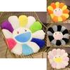 Adorable Takashi Murakami Rainbow Flower Pillow Plush Colorful Stuffed Toy Gift For Children