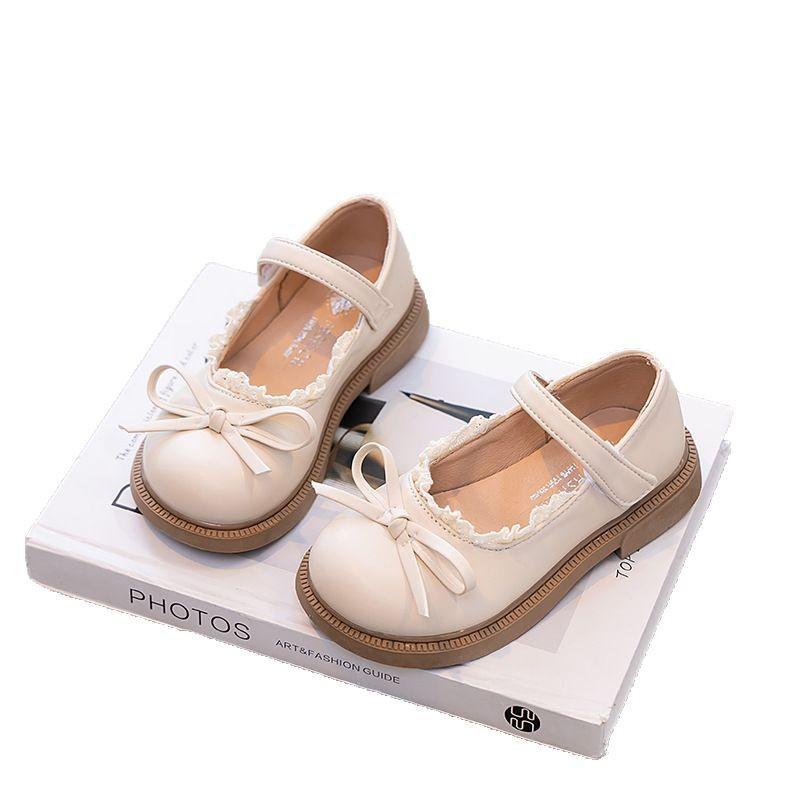 Girls' leather shoes 2025 spring and autumn new British style children's soft-soled single shoes girls Lolita fashion princess shoes tide