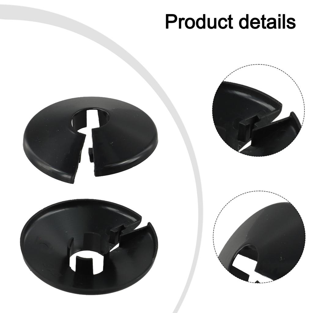 2PCS Adjustable Radiator Pipe Covers with Collars Streamlined Installation Process Suitable for Various Applications