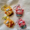 SpongeBob & Goofy Keychain Pendant - Cartoon Backpack Accessory with Patrick Star